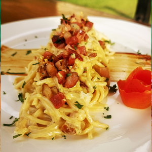 Espaguete a Carbonara